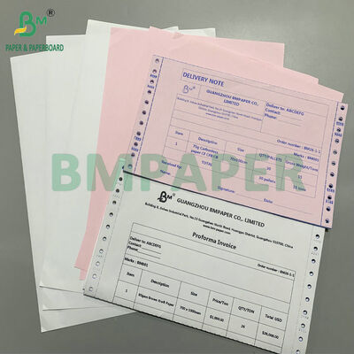 8 x 11'' White Blue Pink 75gsm Carbonless Copy Paper Multi-Part NCR Paper for Forms & Invoices