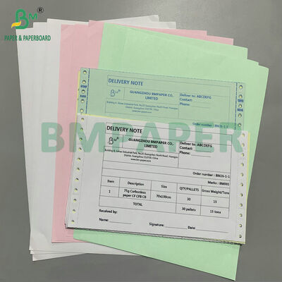 8 x 11'' White Blue Pink 75gsm Carbonless Copy Paper Multi-Part NCR Paper for Forms & Invoices