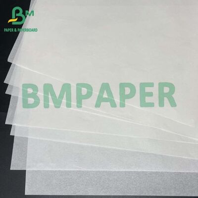 White Greaseproof Food Grade Paper Jumbo Roll 40GSM 45GSM for Flexo Printing