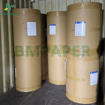 White Greaseproof Food Grade Paper Jumbo Roll 40GSM 45GSM for Flexo Printing