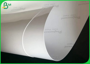 White High Glossy Art Paper / Wood Pulp Photo Paper Roll And Sheet