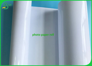 One Side High Gloss Ink Printer 36 Inch Photo Roll Paper For Family Photos