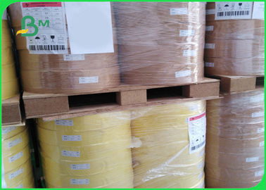 60gsm 120gsm EU Approved Paper Straw Base Food Grade Paper Roll , 100% Virgin Pulp Kraft Paper