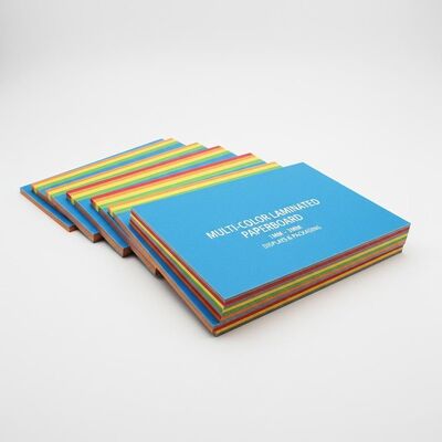 Multi - Color Laminated Paperboard 1mm - 3mm For Displays Packaging