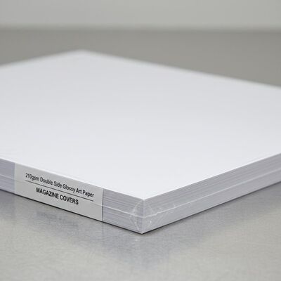 210gsm Double Side Glossy Art Paper Sheets for Magazine Covers