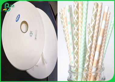 Flexible Biodegradable Natural 60gsm 120gsm Straw Paper For Disposable Straws