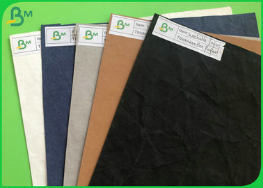 Eco - Friendly Metallized Roll 0.55mm Washable Kraft Paper With 150cm