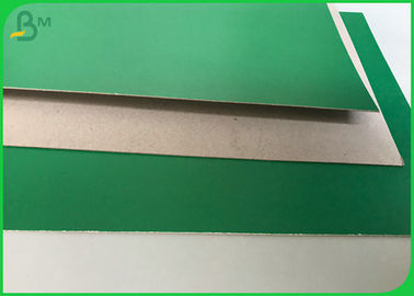 1.2mm Folding Resistant One Side Coated Green Grey Cardboard In Sheet