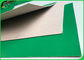 1.2mm Folding Resistant One Side Coated Green Grey Cardboard In Sheet