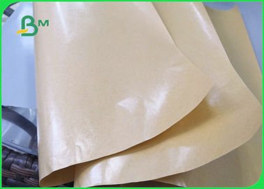 Greaseproof Brown Single Side Food Grade PE Coated Paper For Fast Food