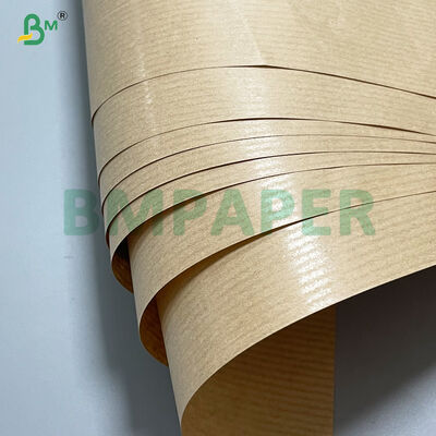 40g 45g Glossy Machine-glazed Brown Kraft Paper For Food Packaging
