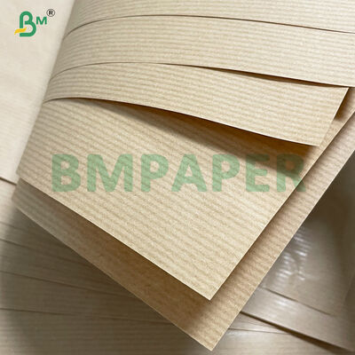 60G Brown High Mechanical Strength Stripped Ribbed Kraft Paper