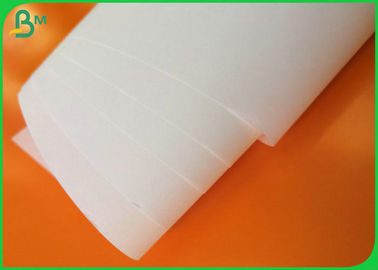 Oil Resistant 30gsm 35gsm 40gsm One Side Coated Glossy White Food Grade Hamburger Paper Roll For Burger Packets