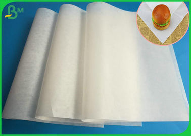 35GSM Perfect Oil - Proof And High Temperature Resistance White MF Burger Paper For KFC Wrapping