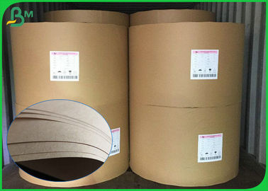 Eco - Friendly 40gsm 50gsm Brown Food Grade Paper Roll / Food Wrapping Paper For Pakages