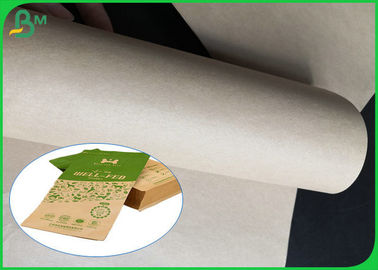 Eco - Friendly 40gsm 50gsm Brown Food Grade Paper Roll / Food Wrapping Paper For Pakages