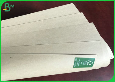 Biodegradable 40gsm 50gsm 60gsm Brown Food Grade Wrapping Paper For Street Food Pakages