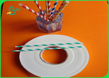 Biodegradable Straw Wrapping Food Grade Paper Roll In 26gsm 28gsm 30gsm