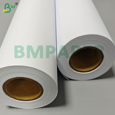 80gsm Double Side White CAD Plotter Paper Rolls for Printing