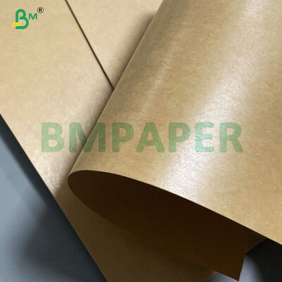 Good Folding Resistance Brown PE Coated Kraft Paper For Food Packaging