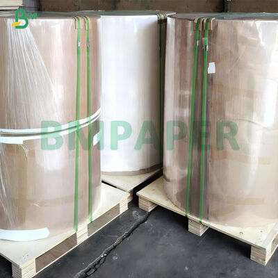 White Semi Extensible 50lb 55lb Food Grade Stretch Wrapping Paper For Fruit Packaging