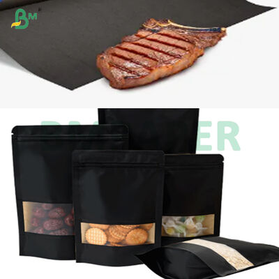 Good Folding Black Food Grade Kraft Paper 80g for Food Outer Package