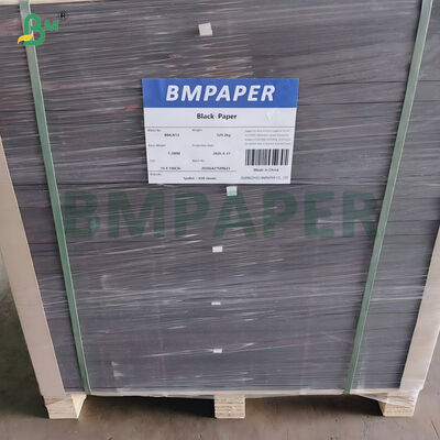 Virgin Wood Pulp Matte High Stiffness Black Card 250g for High-end Packaging
