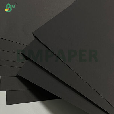 Virgin Wood Pulp Matte High Stiffness Black Card 250g for High-end Packaging