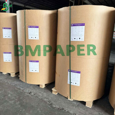 Excellent Tensile Strength Bleached White Kraft Paper 80gsm For Packaging