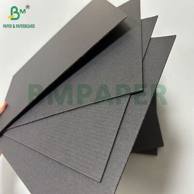1.5mm 1.7mm Black Color F Flute Corrugated Paperboard For Package 1000 x 1420mm