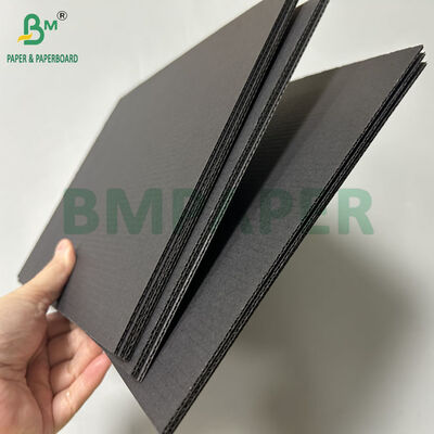 1.5mm 1.7mm Black Color F Flute Corrugated Paperboard For Package 1000 x 1420mm
