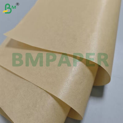 40gsm Two Side Silicone Coated Brown Baking Paper Jumbo Rolls