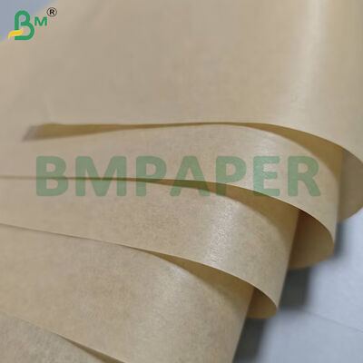 40gsm Two Side Silicone Coated Brown Baking Paper Jumbo Rolls
