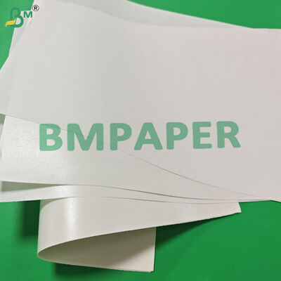 Printable 40gsm + 15g PE White Brown Kraft Paper For Cutlery Wrapping 160mm