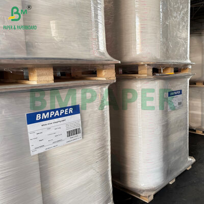 26gsm 27gsm Kraft Paper Rolls 29mm x 6000m For Wrapping Individual Straw