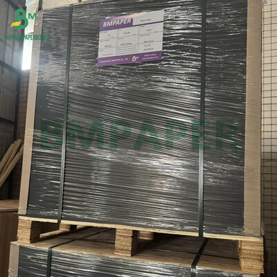 240gsm 300gsm 350gsm Natural Wood Pulp Black Cardboard for Premium Shopping Bags