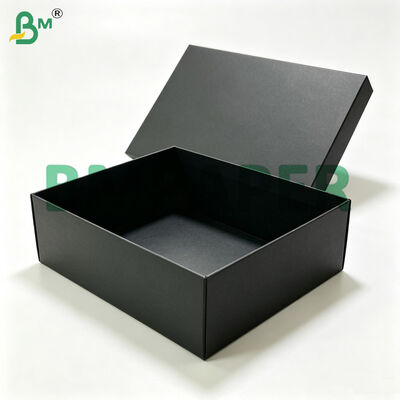 1.5mm Double Sided Black Cardstock For Premium Boxes Making, 1200gsm X 70cm X 100cm