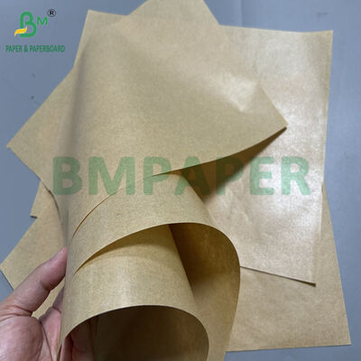 50gsm+15PE Brown Color PE Coated Paper For Tableware Packaging 70cm 80cm