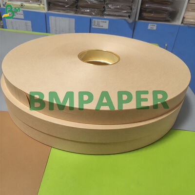 Straw Individual Wrap Paper Brown Color 28gsm Custom Logo Printing