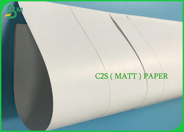 Custom Size Glossy Art Paper 115g Matt Coated With 400mm 500mm Width Roll