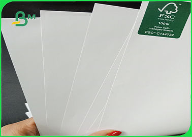 White And Anti - Fold Couche Paper For Clothing Brand 200gsm Paper Thickness