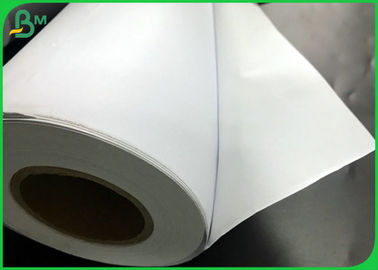 Uncoated High Whiteness Roll Cutting Plotter Paper For Advantising Material