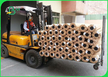 24''  36 " × 50m Plain CAD Drawing Paper Roll For Apparel Factory 80GSM