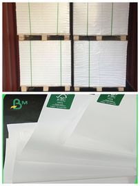 500mm 400mm 115g Glossy Art Paper Roll For Making Boxes Virgin Pulp Recyclable