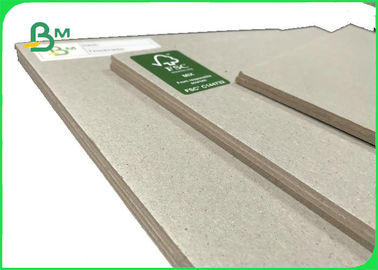 High Stiffness 1.5mm Grey Chipboard, 70 * 100cm Grey Cardboard For Packaging