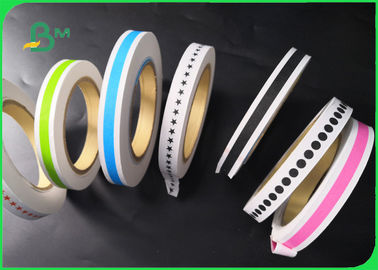 Biodegradable Food Grade Printed Straw Paper Roll Stripe Color / Customized Color