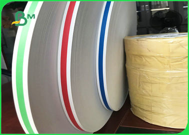 100% Safe 60gsm 120gsm 13.5mm - 15mm Straw Food Grade Paper Roll For Biodegradable Straws