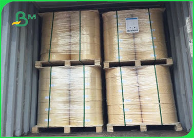 Food Grade 60g Brown Straw Paper Rolls For Straw Drinking Paper