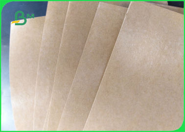 PE Coated Brown Kraft Paper Waterproof 50 - 500gsm For Takeaway Box