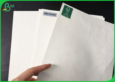 100gsm - 160gsm Glossy Coated Paper , Greaseproof One Side PE Coated Paper For Food Bag